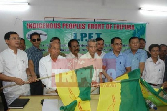 IPFT holds press meet, IPFT claims to strengthen its call for Twipraland, about 150 people joined IPFT IPFT holds press meet, IPFT claims to strengthen its call for Twipraland, about 150 people joined IPFT